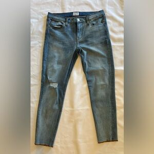 Hudson Jeans Light Blue Distressed Skinny Jeans
